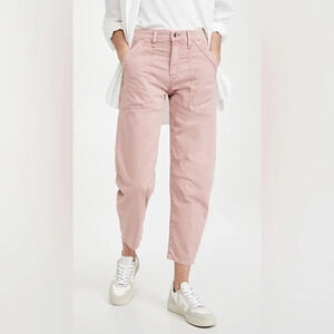 Veronica Beard Jean
Charlie Barrel Pants with Patch Pockets